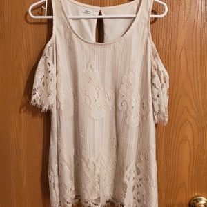 Maurices Ivory Lace top